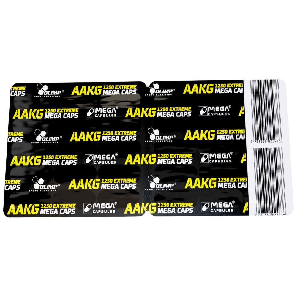 Aakg ekstremne 1250 mega kape - 30 kapsul