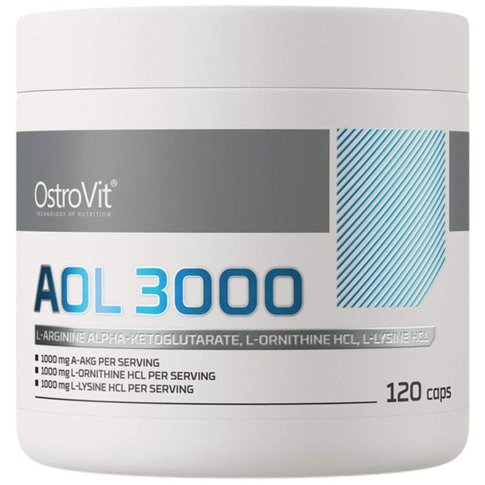 AOL 3000 mg / arginin ornitin lizin 120 kapsul