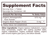 <tc>Pure Nutrition</tc> - AŠVAGANDA ORGANSKA - 60 tablet