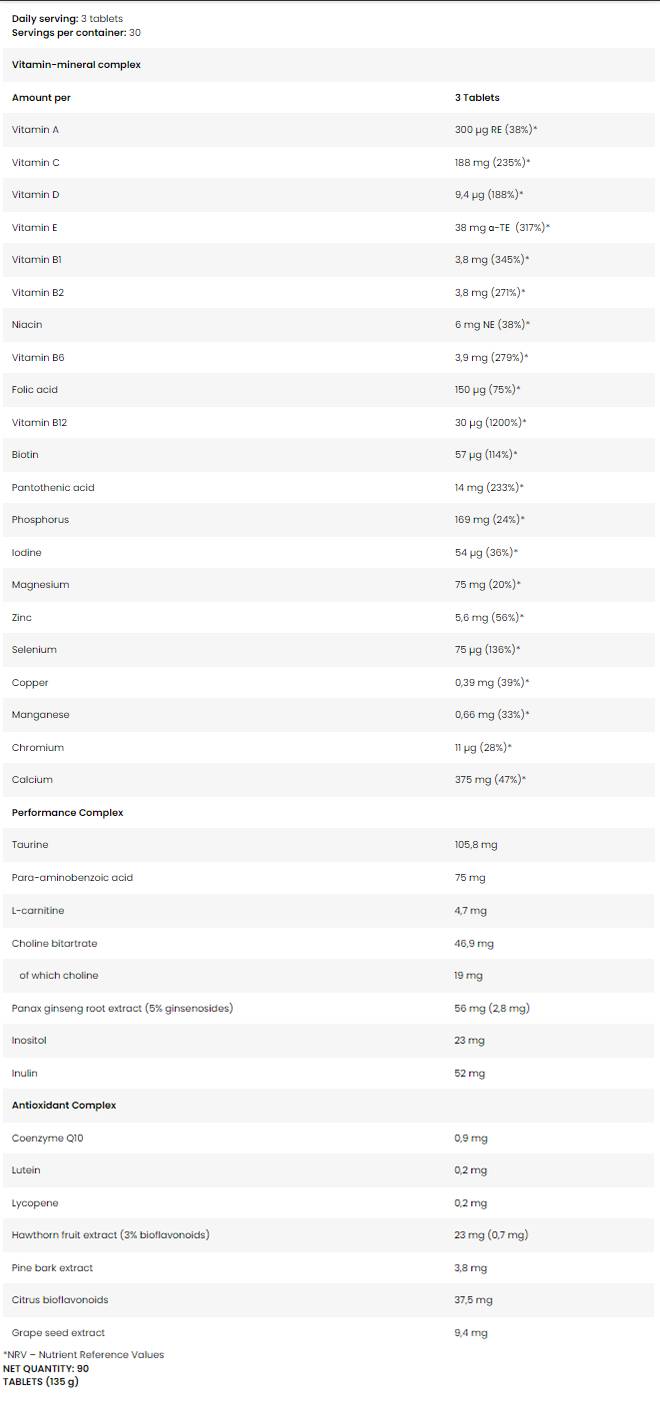 Vita Active Complex - 90 tablet