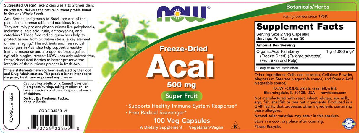 ACAI 500 mg - 100 kapsul