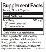 Acai Berry 500 mg - 120 kapsul