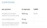 Aktivni C 1000 mg | Pureway -C® s citrusi Bioflavonoids & Acerola - 120 kapsul