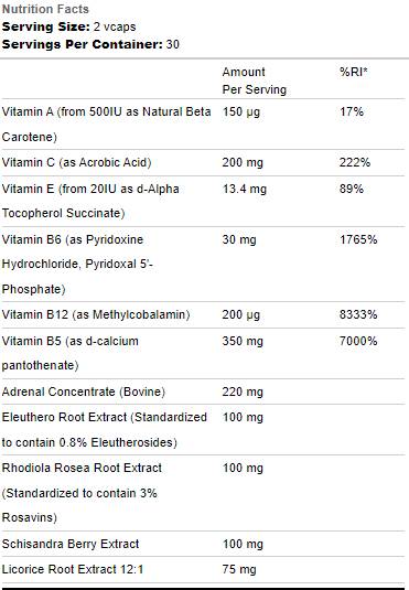 Adrenalcore | z ashwagandha - 60 kapsul