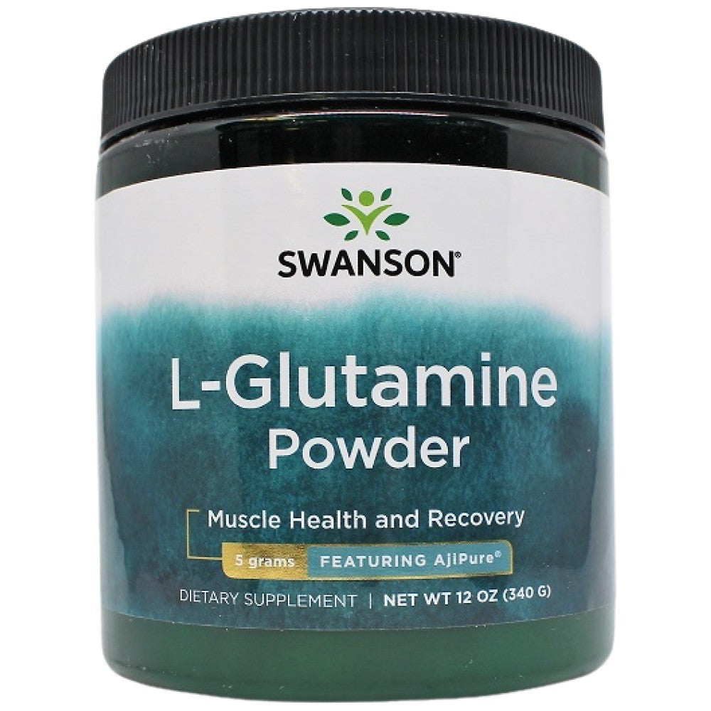 Ajipure l-glutamin prah 340 gramov