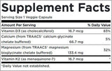 Albion magnezij in kalcij / z vitaminom D3 in K2 - 90 kapsul