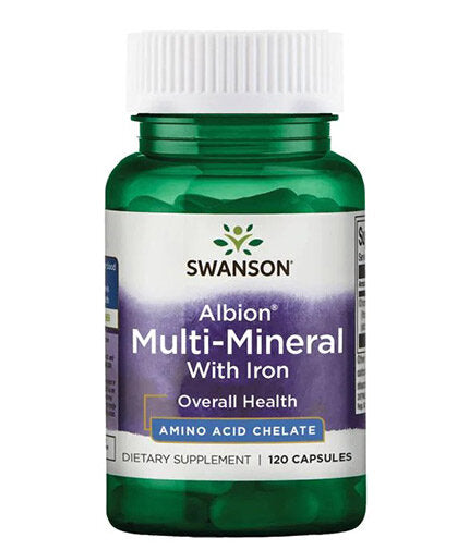 Albion Multi -Mineral z železom - 120 kapsul