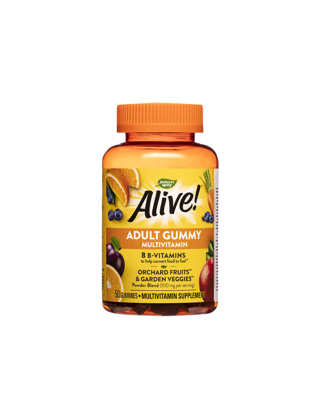 <tc>Alive</tc>! Adult Gummy Multivitamin/ <tc>Alive</tc>! Multivitamini, 50 tablet Nature's Way Jelly