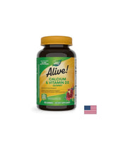 <tc>Alive</tc>! Kalcij + vitamin D3 250 mg - 60 gumijev