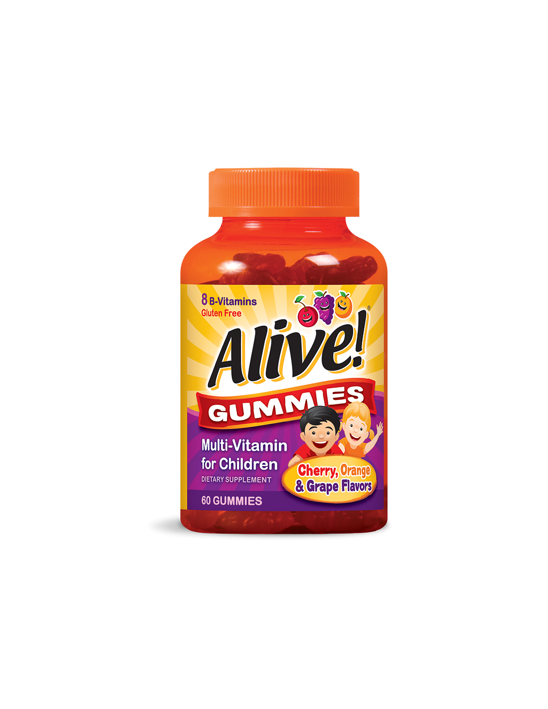 <tc>Alive</tc>! Multivitamini za otroke Gumiji / <tc>Alive</tc>! Multivitamini za otroke x 60 Nature's Way gel tablet