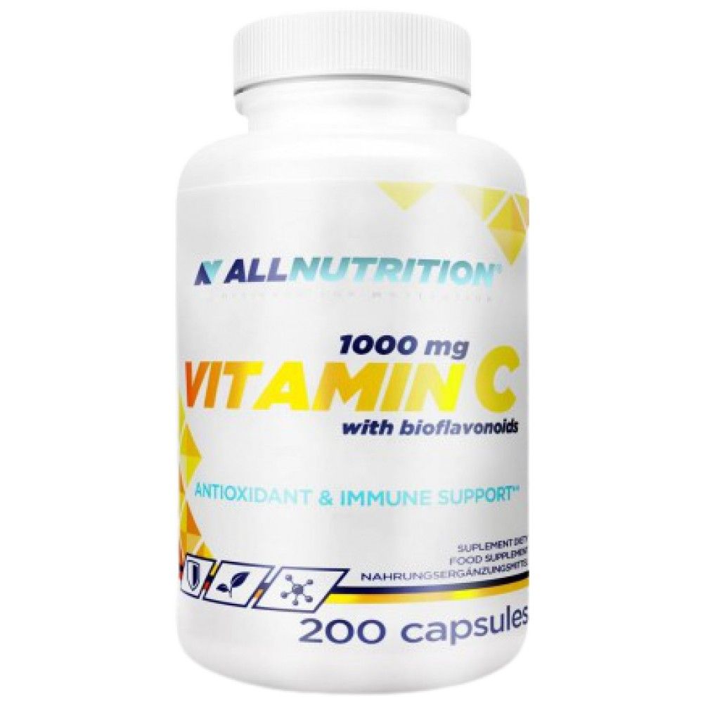 Vitamin C 1000 mg | z bioflavonoidi - 200 kapsul