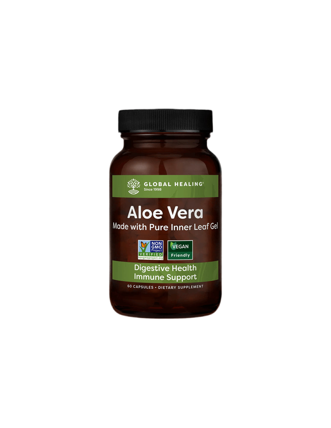 Bio-aktivna formula Aloe Fuzion ™ Bioaktivna formula Aloe vera, 60 kapsul globalno zdravljenje