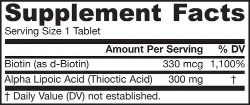 Alpha lipoic vzdržuje 300 mg - 120 tablet