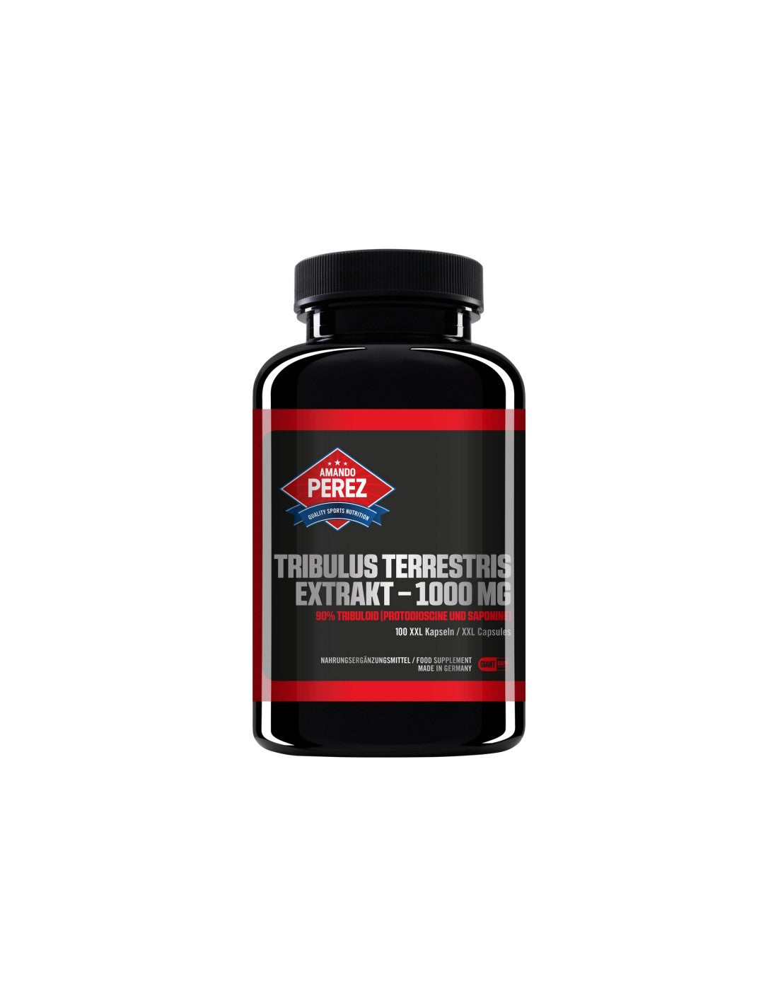 Amando Perez® Tribulus Terrestris Extrakt - Tribulus Terrestris (Babičin zob) 1000 mg, 90 % Tribuloid, 100 XXL kapsul <tc>Vitabay</tc>