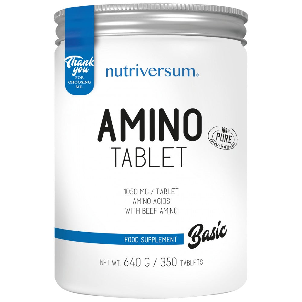Amino tableta | iz sirotkinih in govejega beljakovin - 350 tablet