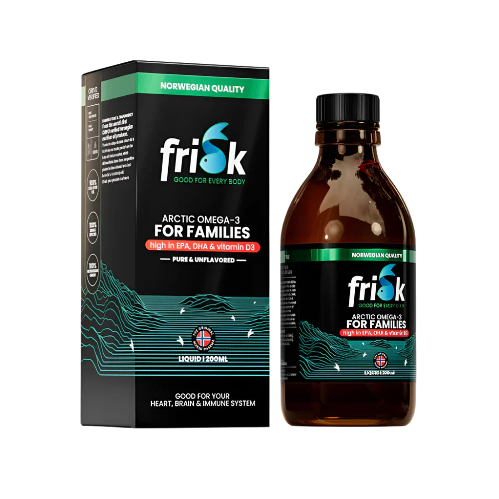 Arktična tekočina-tekoča omega-3-naravni okus / 100% divjad z Norveške-200 ml