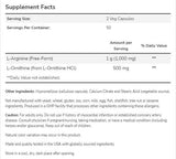 Arginin/ornithin 500/250 mg - 250 kapsul