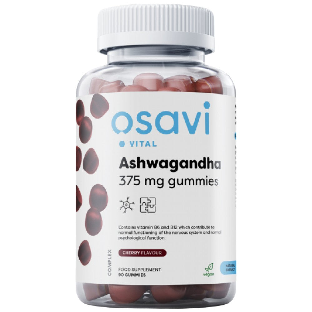 Ashwagandha 375 mg gumije - 90 gumij