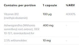 Ashwagandha dodatnih 400 mg - 60 kapsul