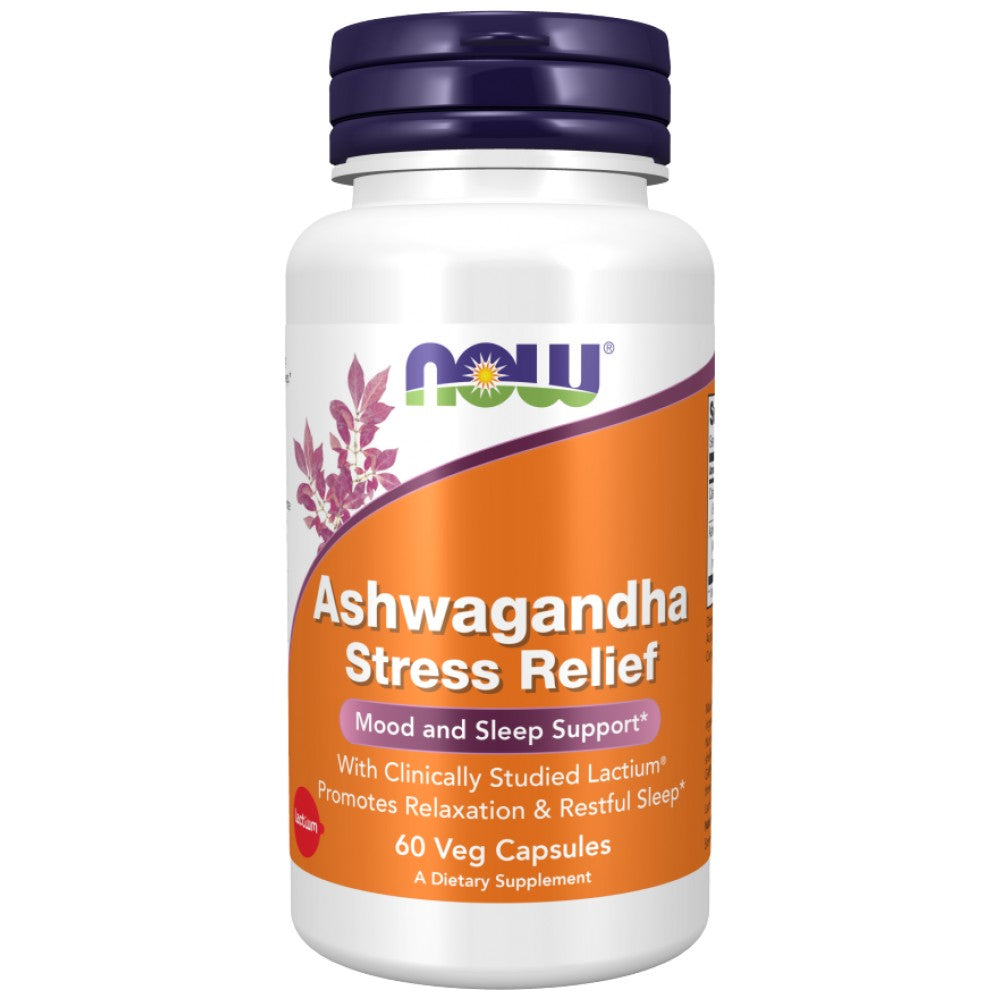 Ashwagandha Stres Relief | Z bioaktivnimi mlečnimi peptidi - 60 kapsul