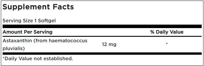 Astaksantin 12 mg - 30 gel kapsul