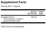 Astragalus 500 mg - 120 kapsul