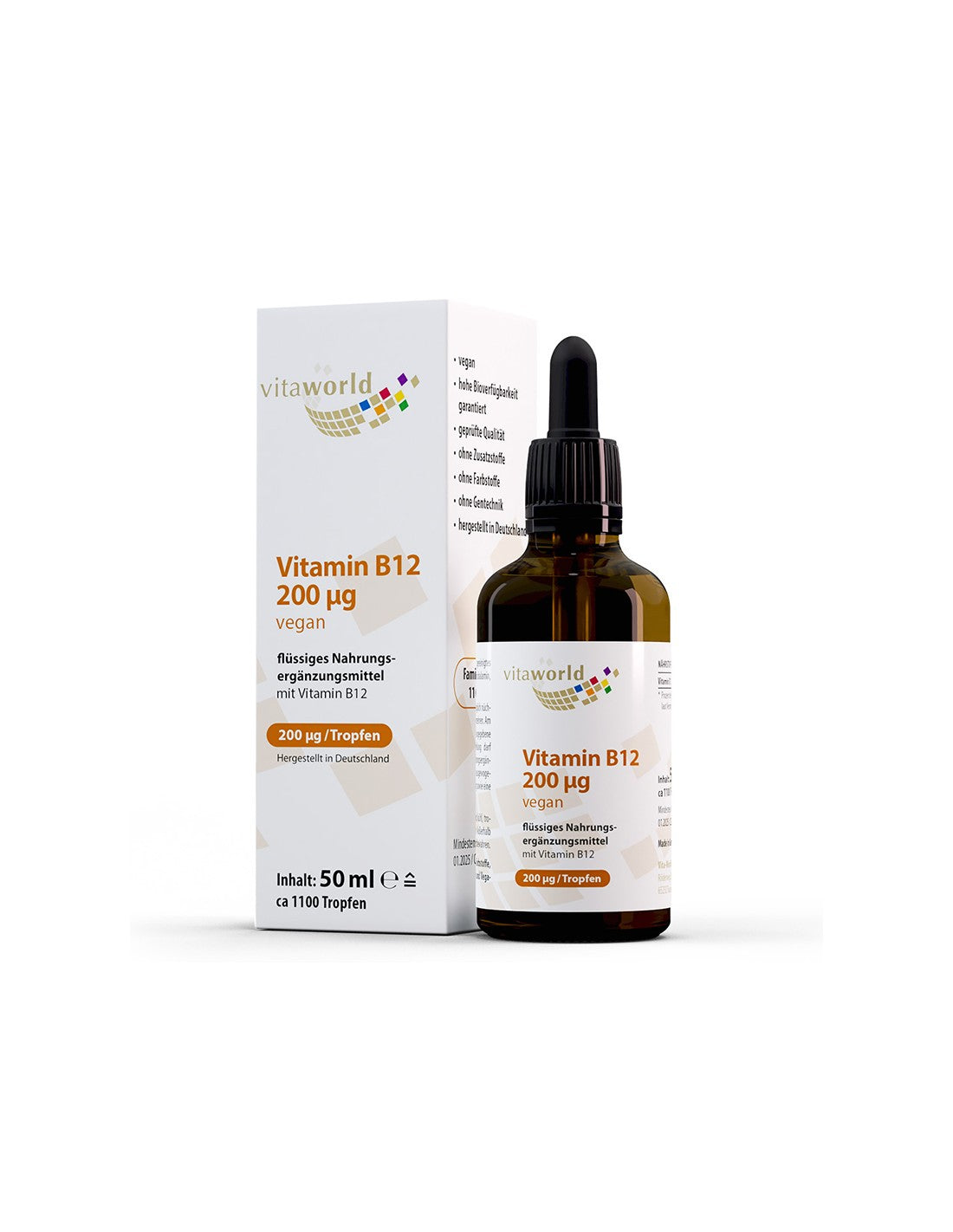 Živčni sistem - vitamin B12 200 µg, 50 ml kapljic