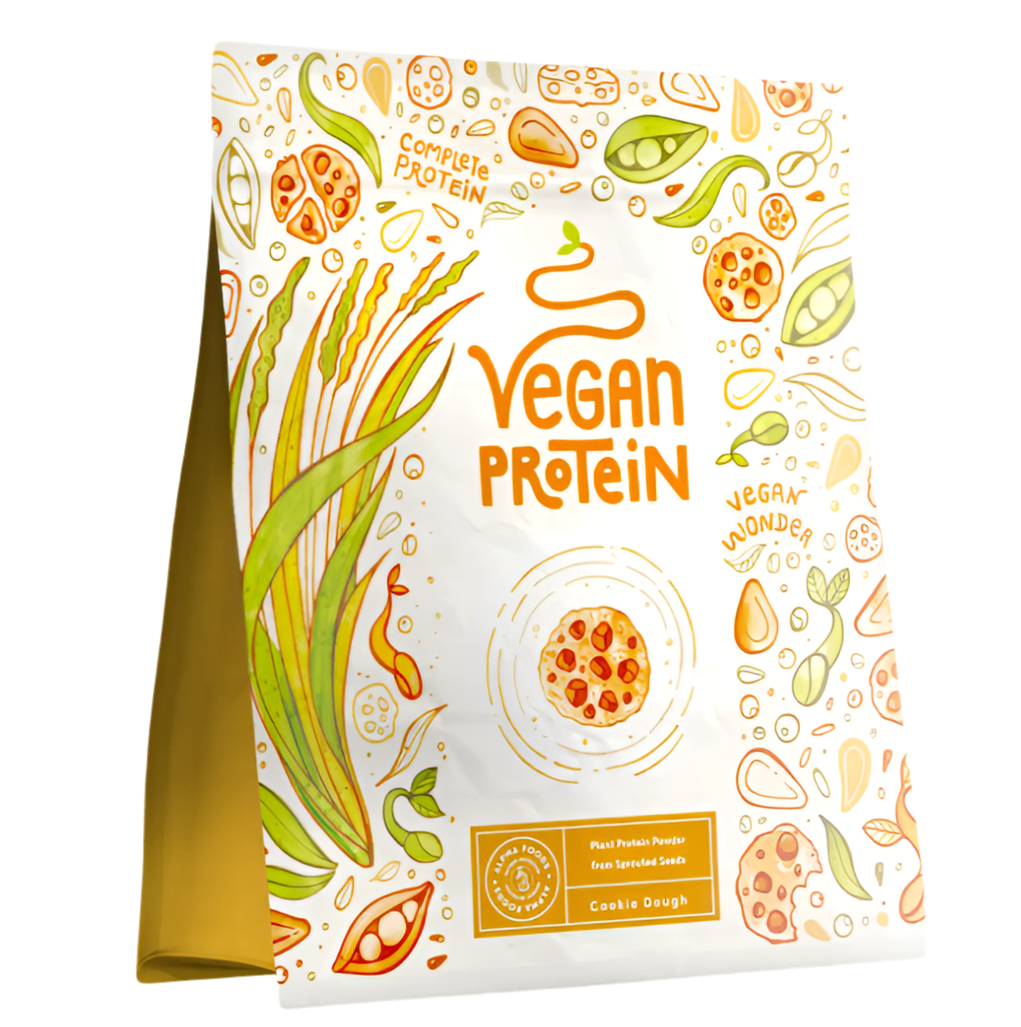 Veganski beljakovine - okus testa za piškote (600 g) avtorja Alpha Foods