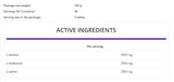 BCAA 2: 1: 1 1000 150 tablet