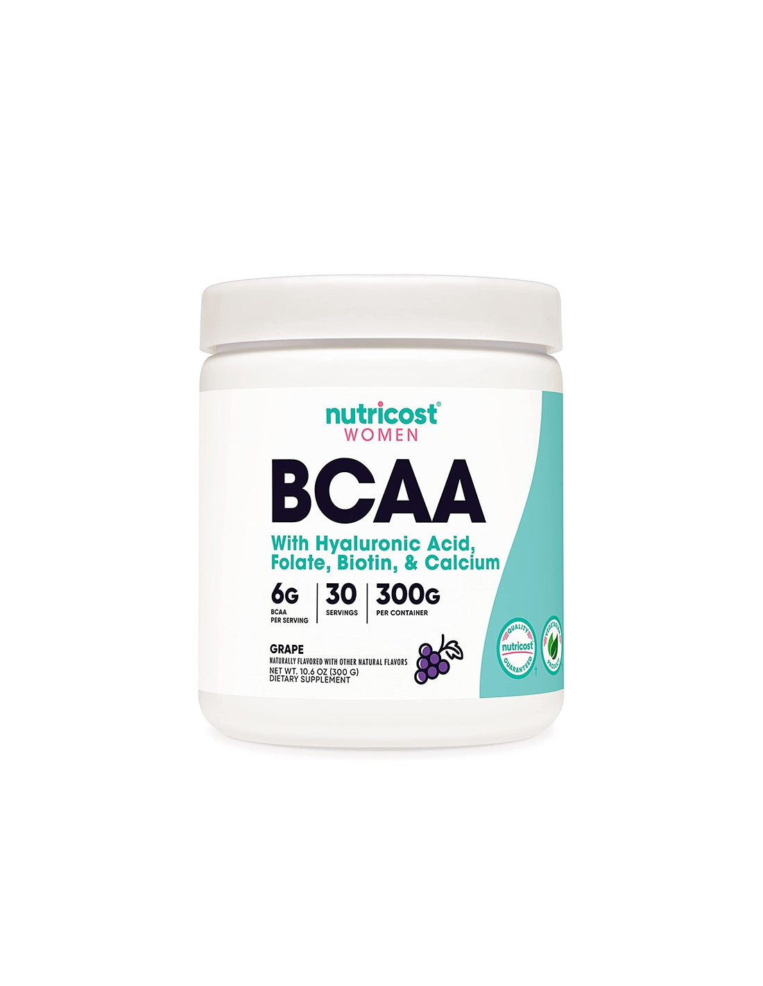 Razvejane verižne aminokisline za ženske - BCAA - (grozdni okus), 300 g prahu