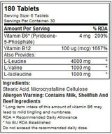BCAA 6000 - 180 tablet