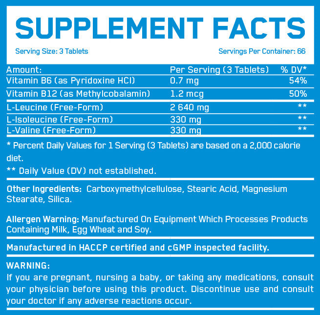 BCAA 8: 1: 1 1000mg / 200 zavihkov.