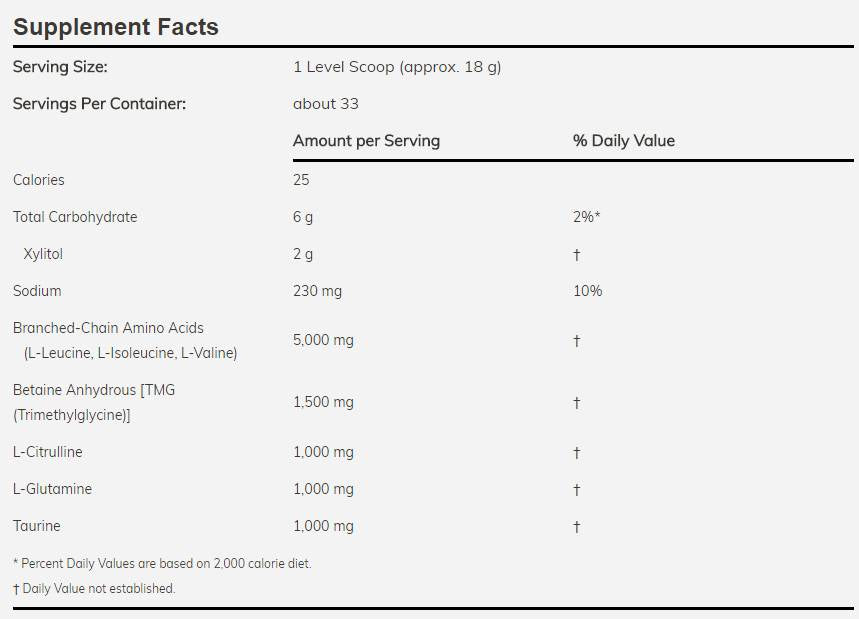 BCAA Big 6 v prahu - 600 gramov