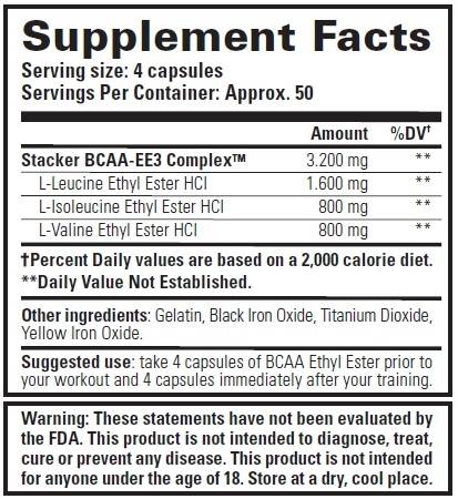 BCAA etil ester - 198 kapsul