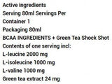 BCAA Shock + Zeleni čaj - 80 ml