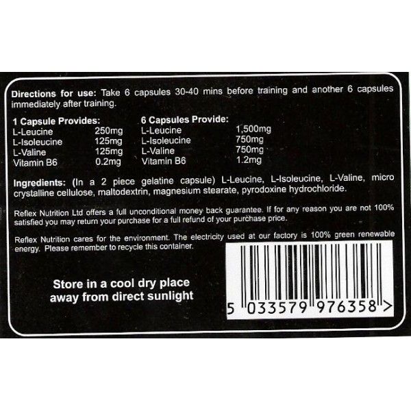 BCAA's - 500 kapsul
