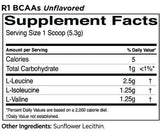 Bcaas neupravičeno | 100% mikronizirana formula 2: 1: 1 BCAA - 318 gramov