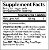 Najboljša alfa lipojska kislina 150 mg - 120 kapsul