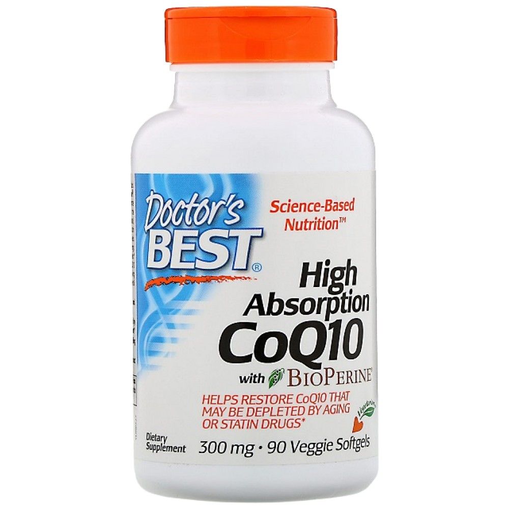 Najboljši CoQ10 z bioperinom 300 mg - 90 gel kapsul