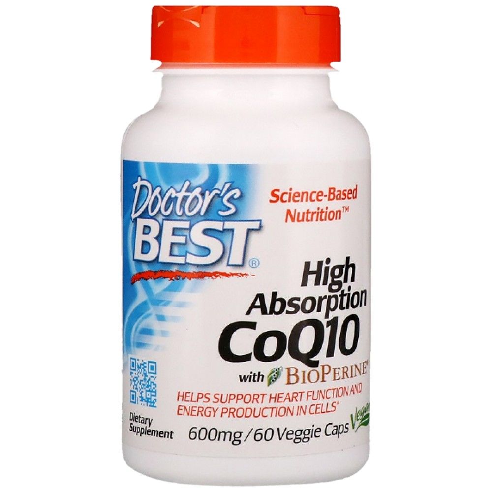 Najboljši CoQ10 z bioperinom 600 mg - 60 kapsul