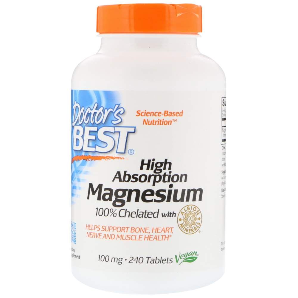 Najboljši visoki absorpciji 100% kelirani magnezij - 240 tablet
