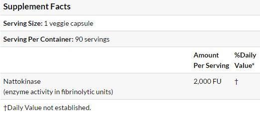 Najboljše nattokinase 2000 fus - 270 kapsul