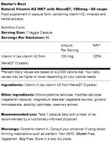 Najboljši naravni vitamin K2 MK -7 100 mcg - 60 kapsul