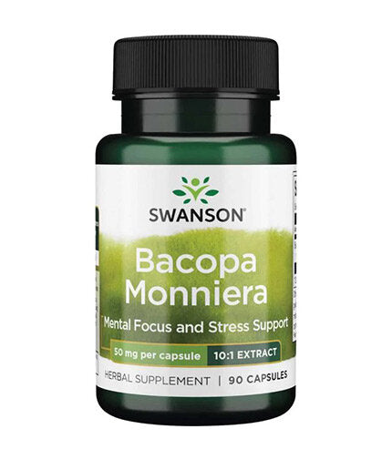 Bacopa Monniera 10: 1 ekstrakt 50 mg - 90 kapsul
