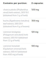 Podpora za zeliščne ledvice | Zdrav sečil - 60 kapsul