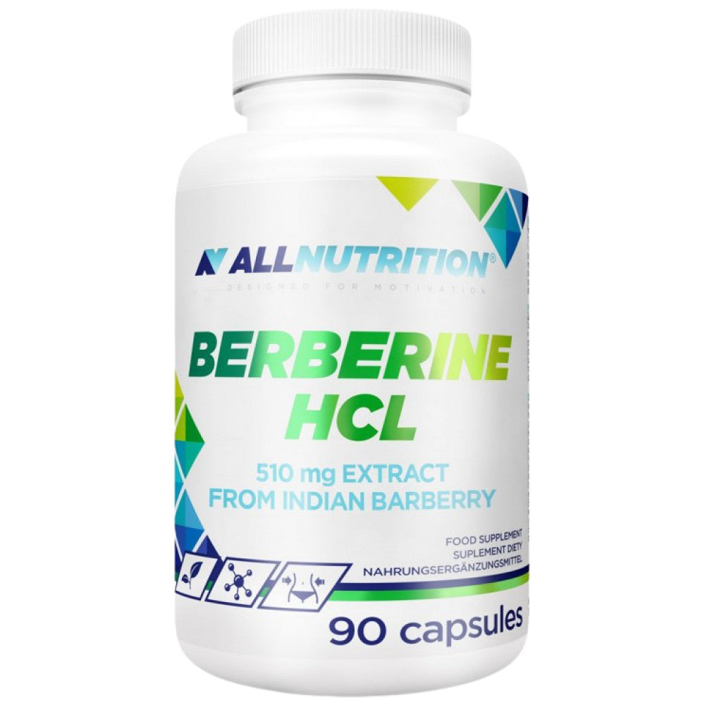 Berberine HCl 510 mg | Izvleček iz indijskih barberry - 90 kapsul