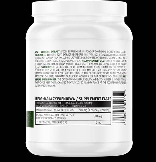 Berberis Extract v prahu / berberina 100 gramov