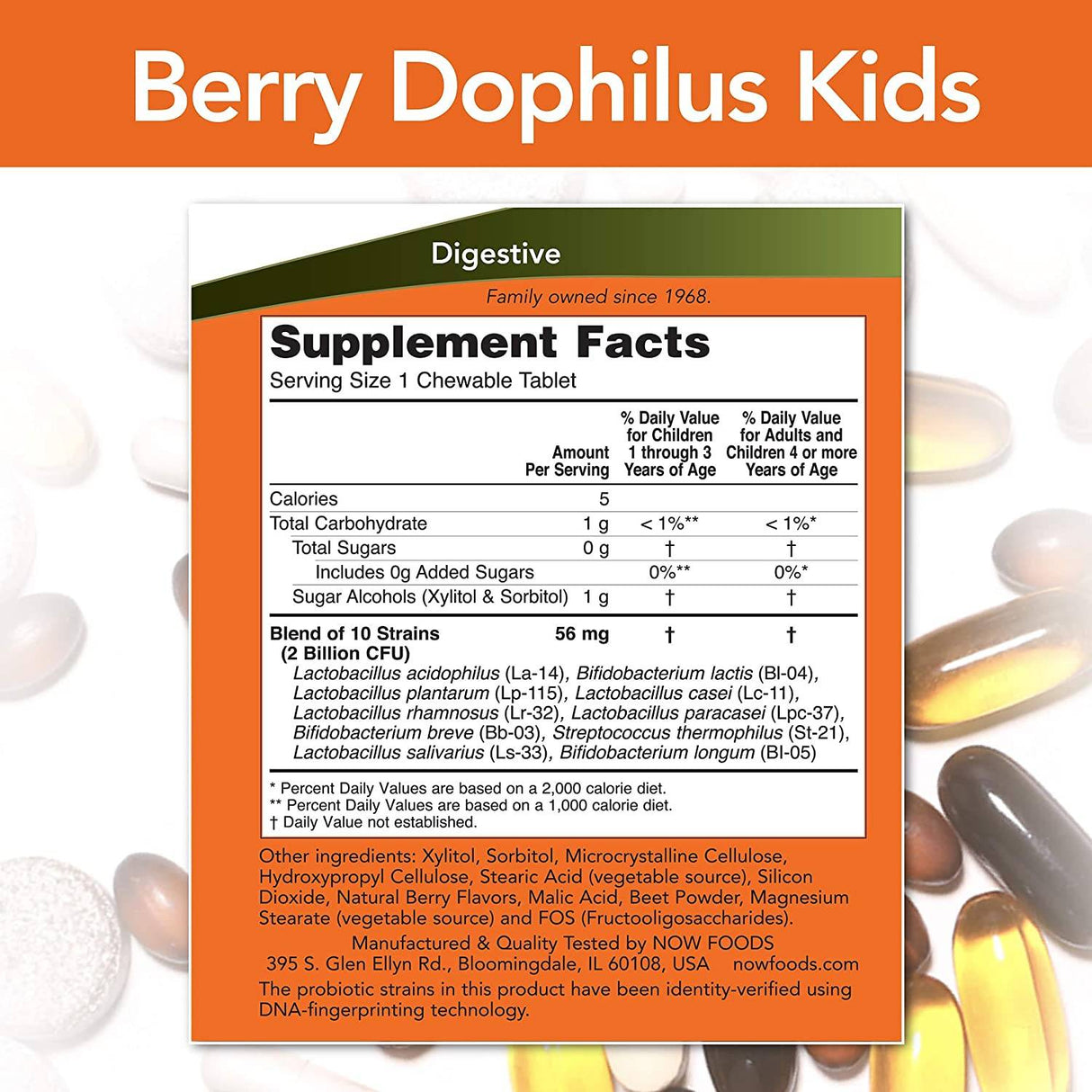Berrydophilus - 60 žvečilnih tablet
