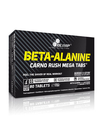 Beta-Alanin Carno Rush Mega Tabs 80 Tabs. Olympus