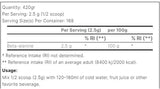 Beta -alanin xs v prahu - 420 gramov
